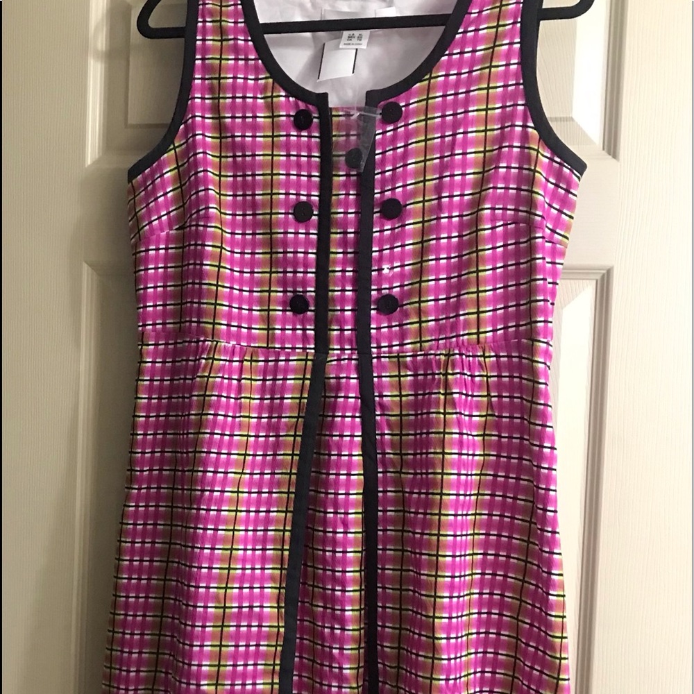 Pink plaid dress. Size XL